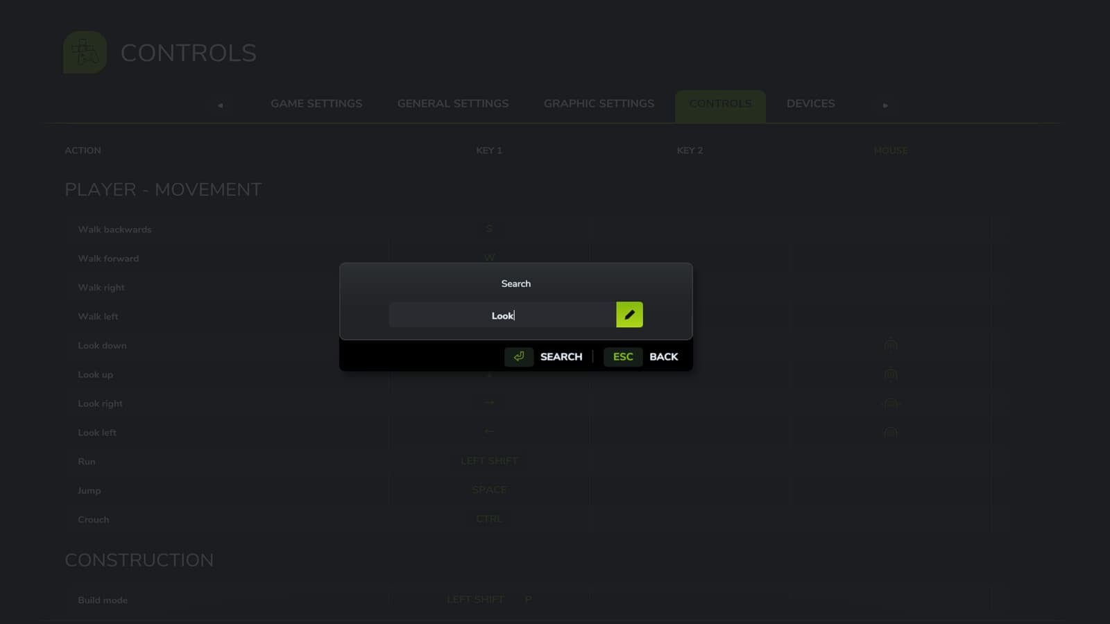 Game Controls Search 3