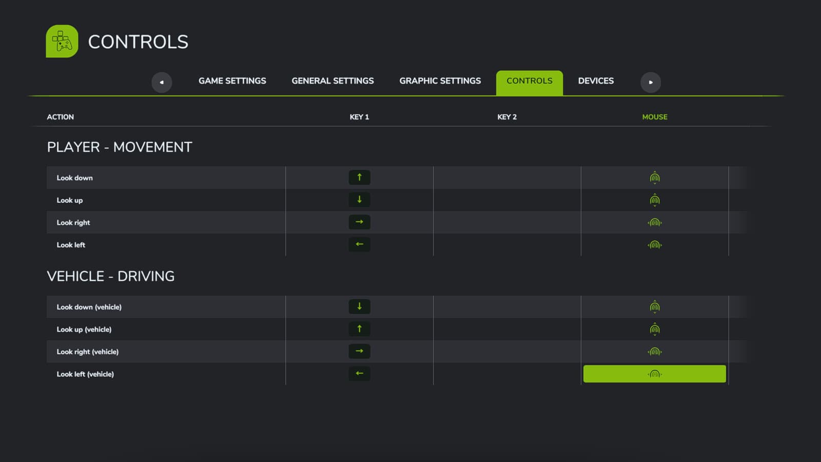 Game Controls Search 2