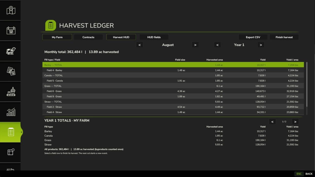 Harvest Ledger