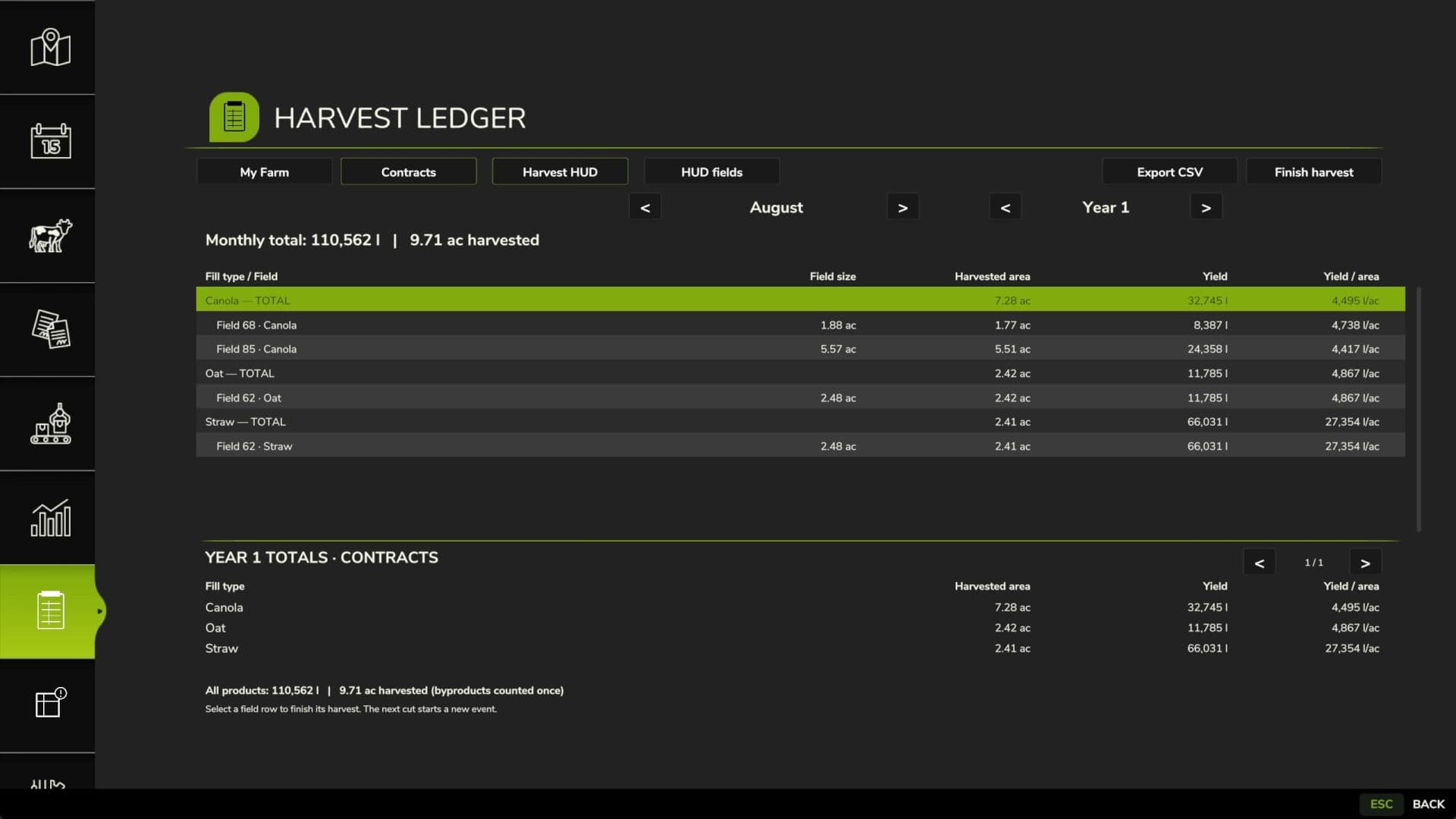 Harvest Ledger 3