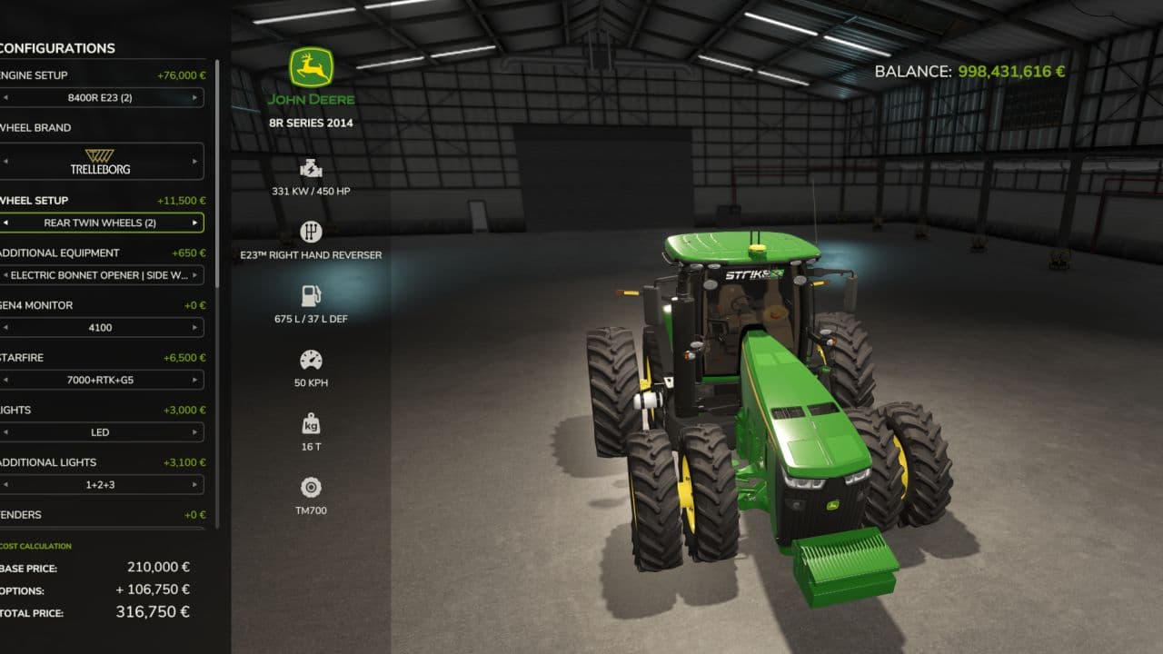 John Deere 8R Series 2014 5