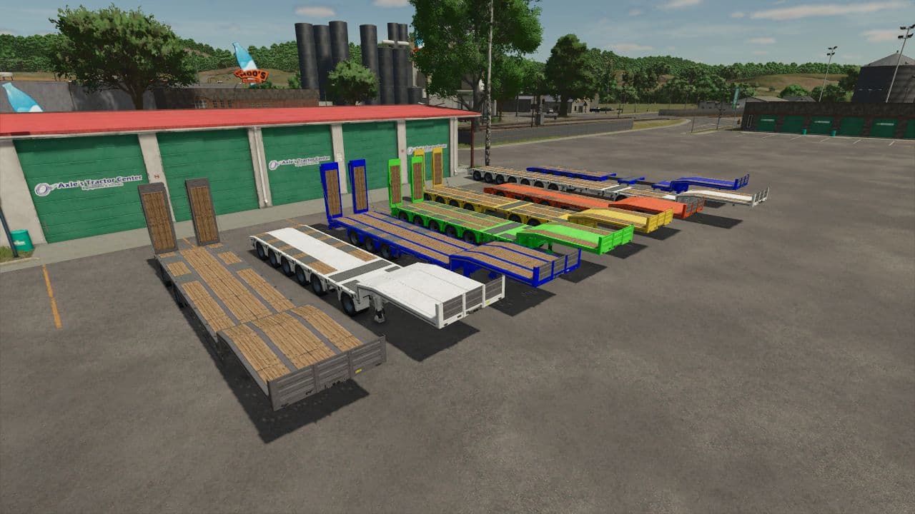 Low-loader trailer
