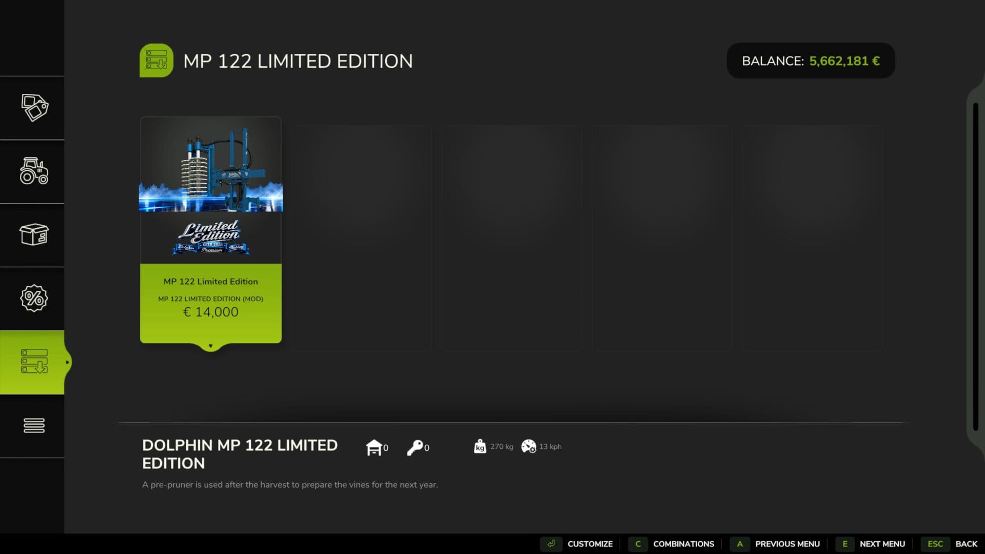 MP 122 Limited Edition 2