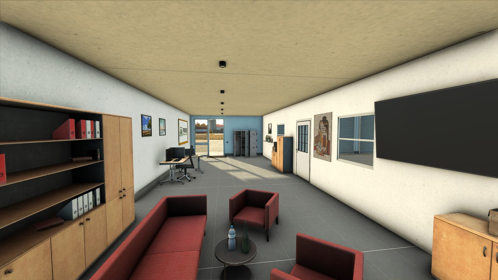 Metal Hall With Workshop 2
