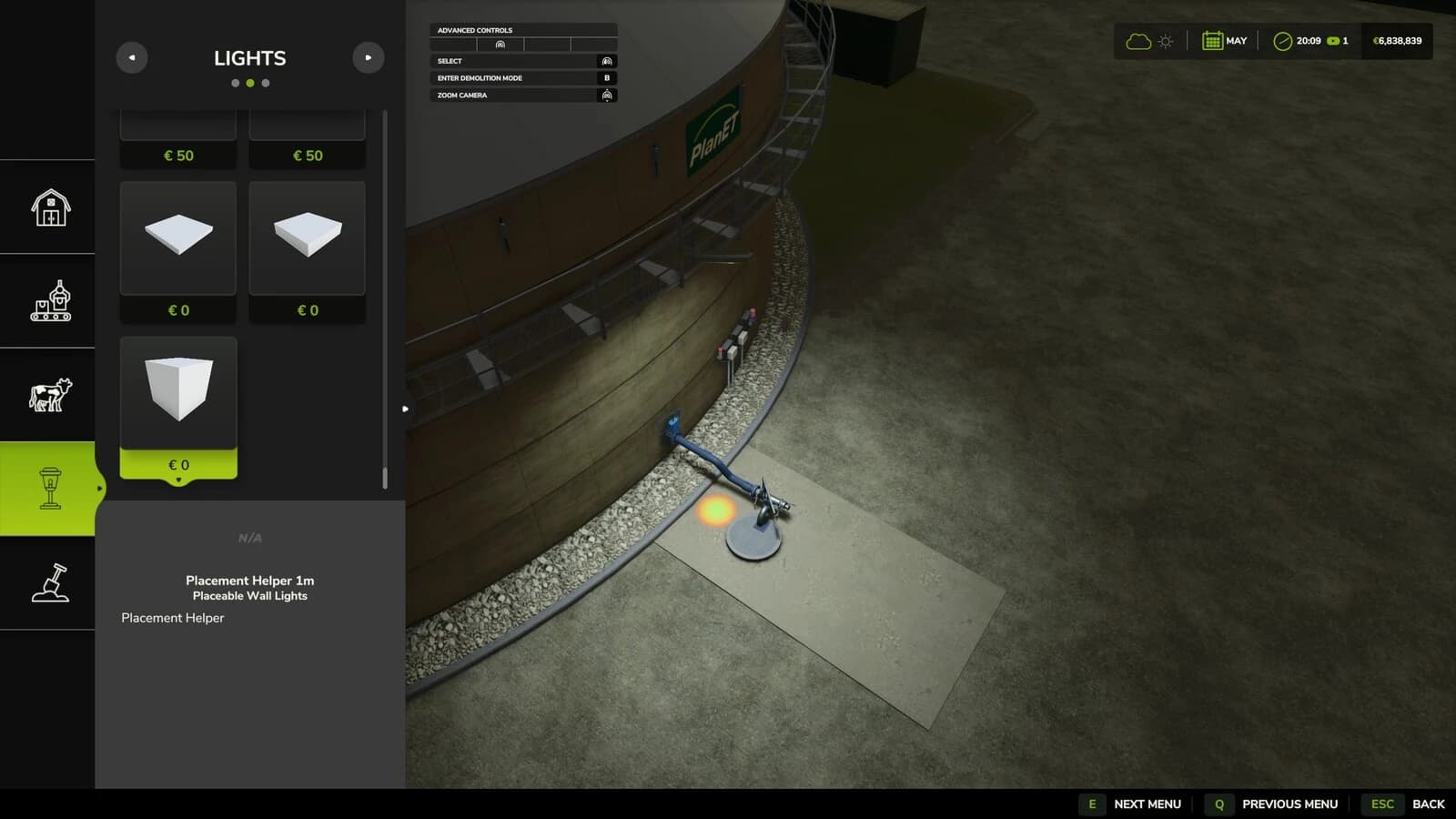 Placeable Wall Lights 3