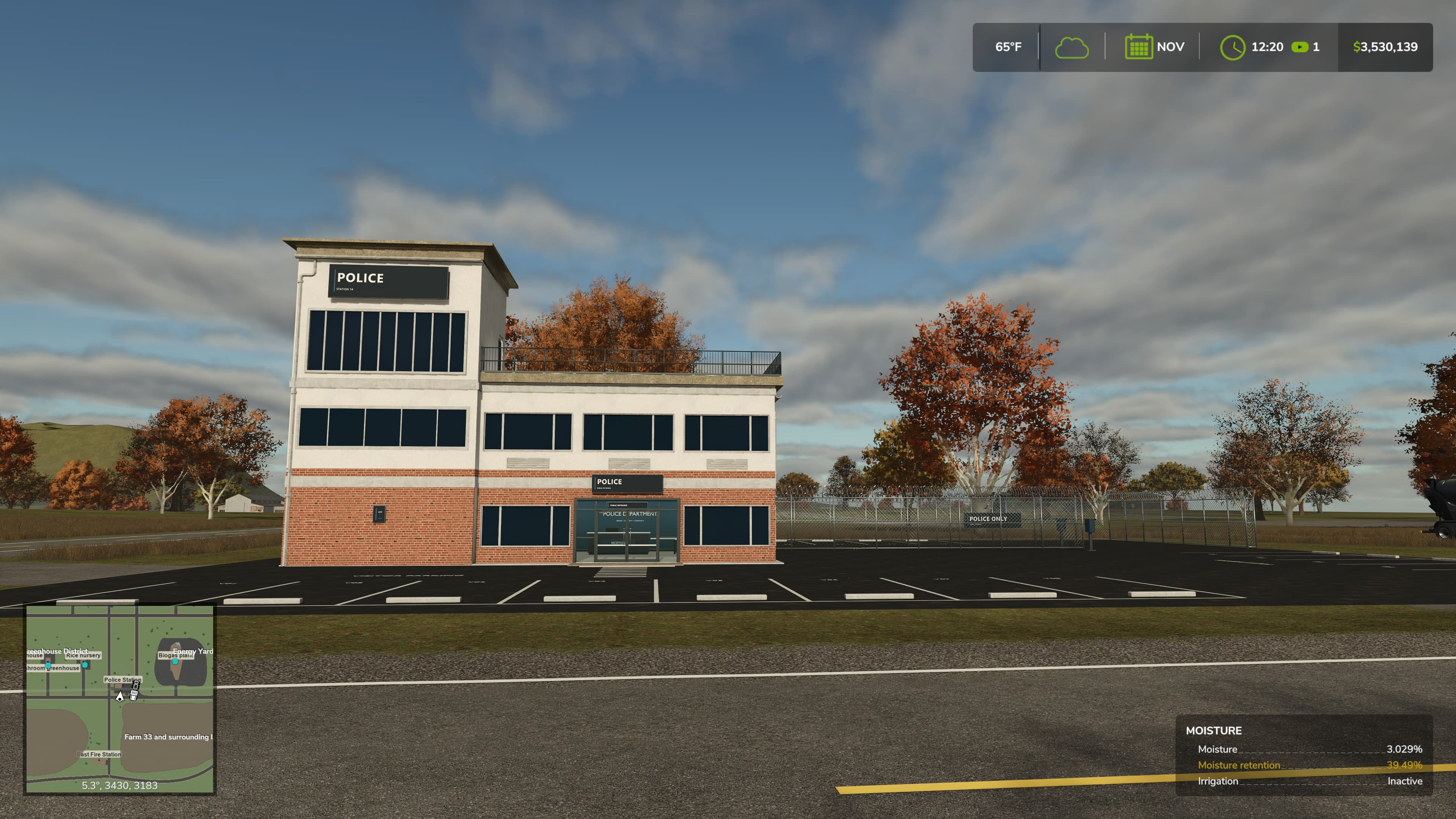 Police Station v1.2.3.1 - Farming simulator 25 mod