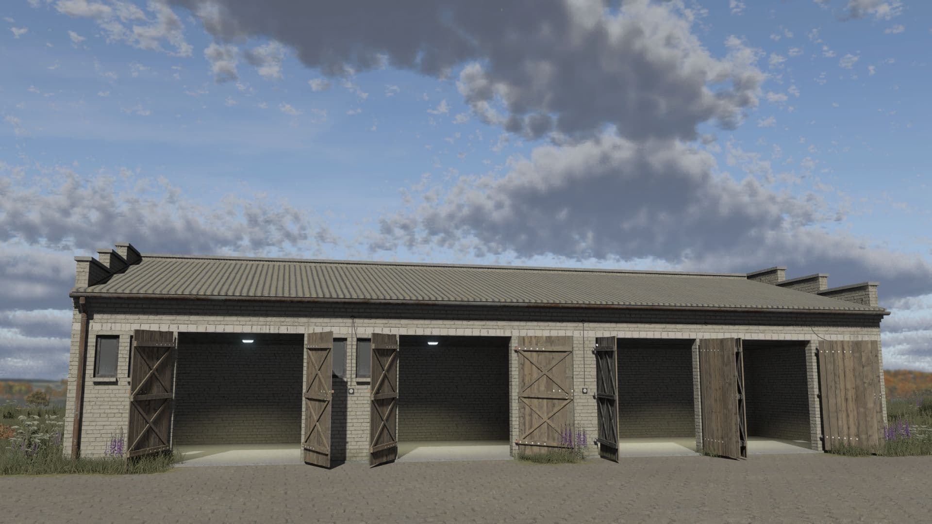 Small brick garage 3