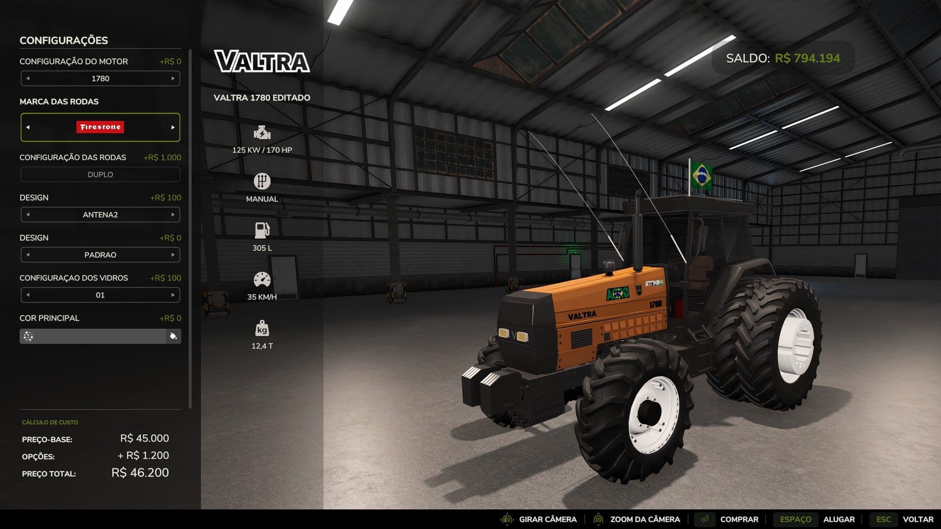 Valtra 1780 3