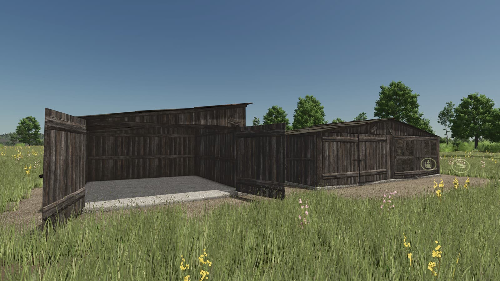 Wooden Farm Storage Pack 4