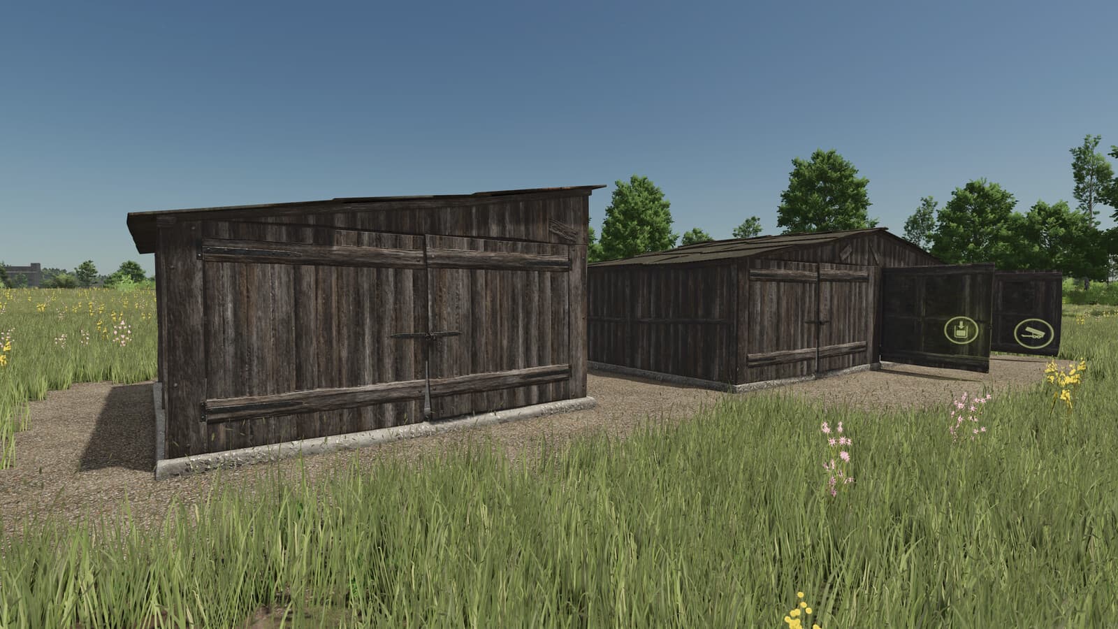 Wooden Farm Storage Pack 3