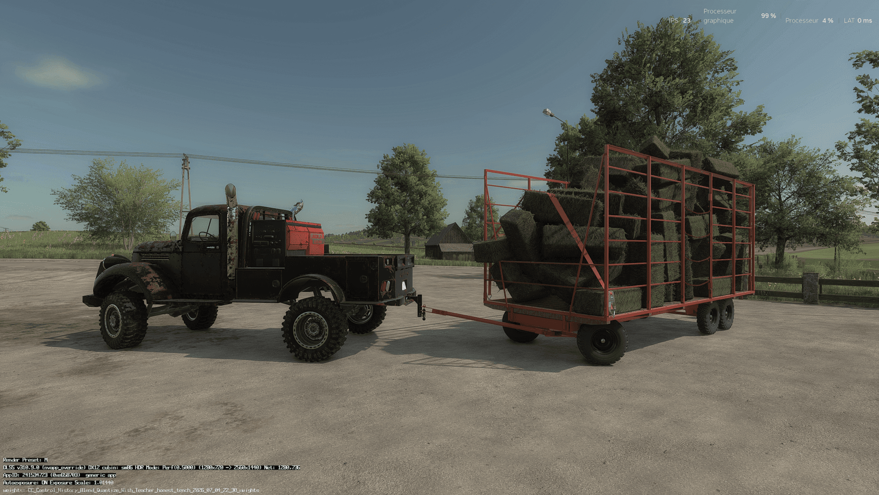 Homemade bale trailer 5