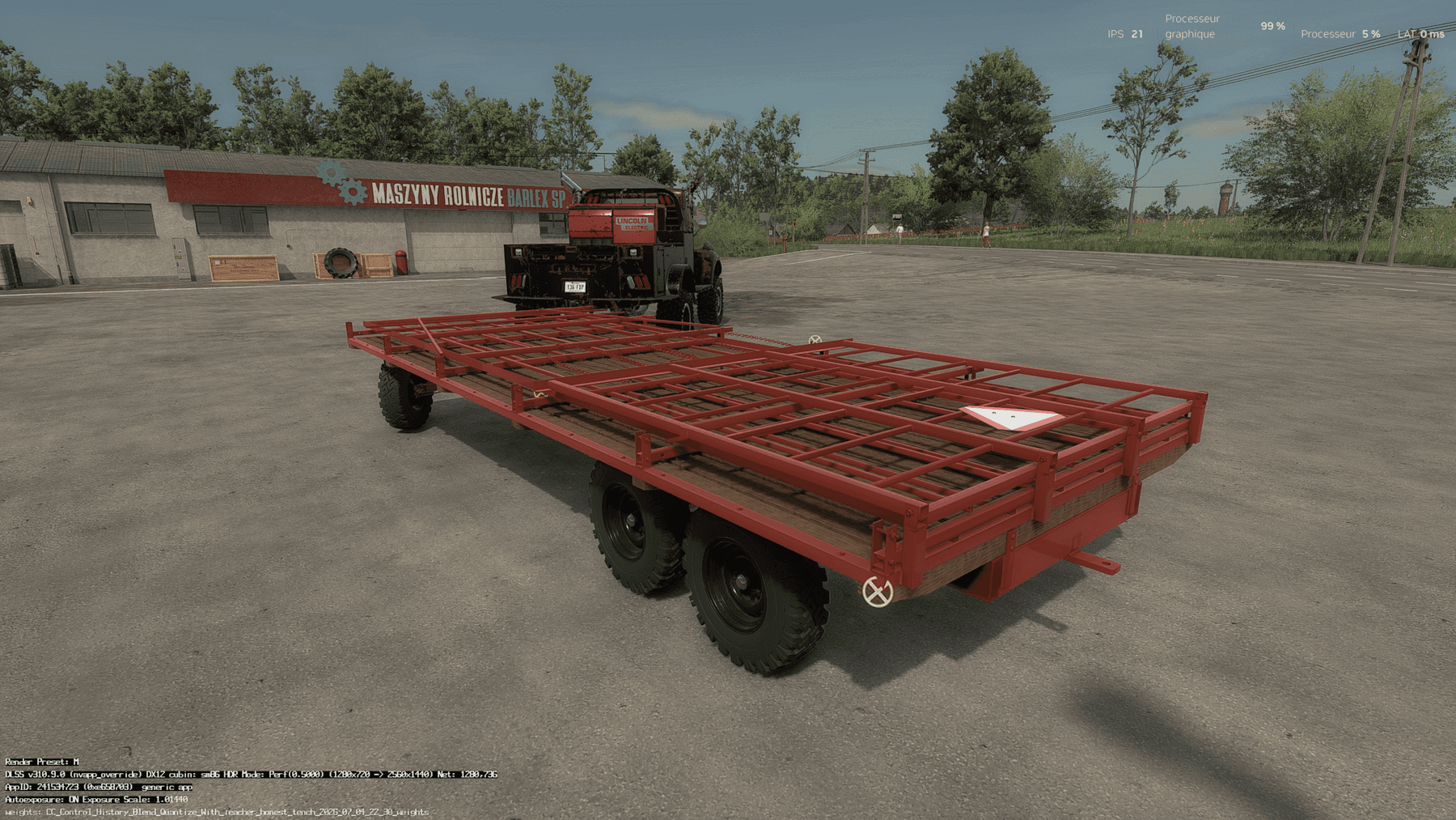 Homemade bale trailer 4