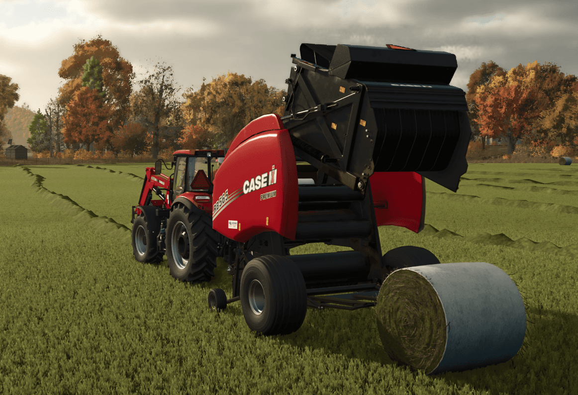 New Holland/Case IH Roll-Belt Round Baler
