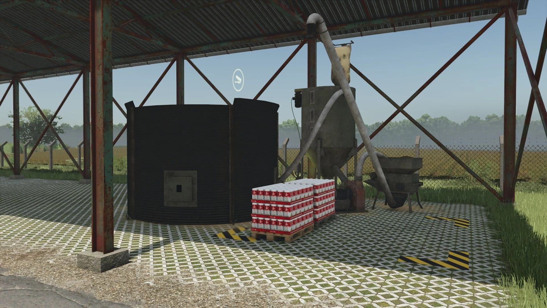 Mineral feed and flour factory
