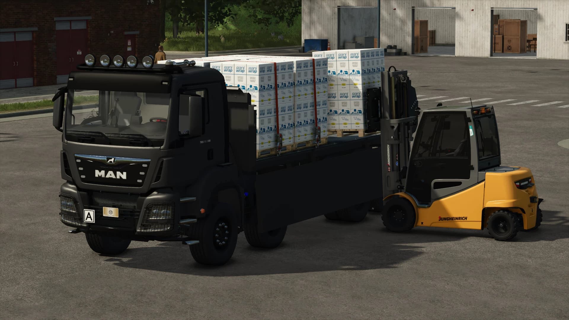 MAN TGS 4-axle tipper