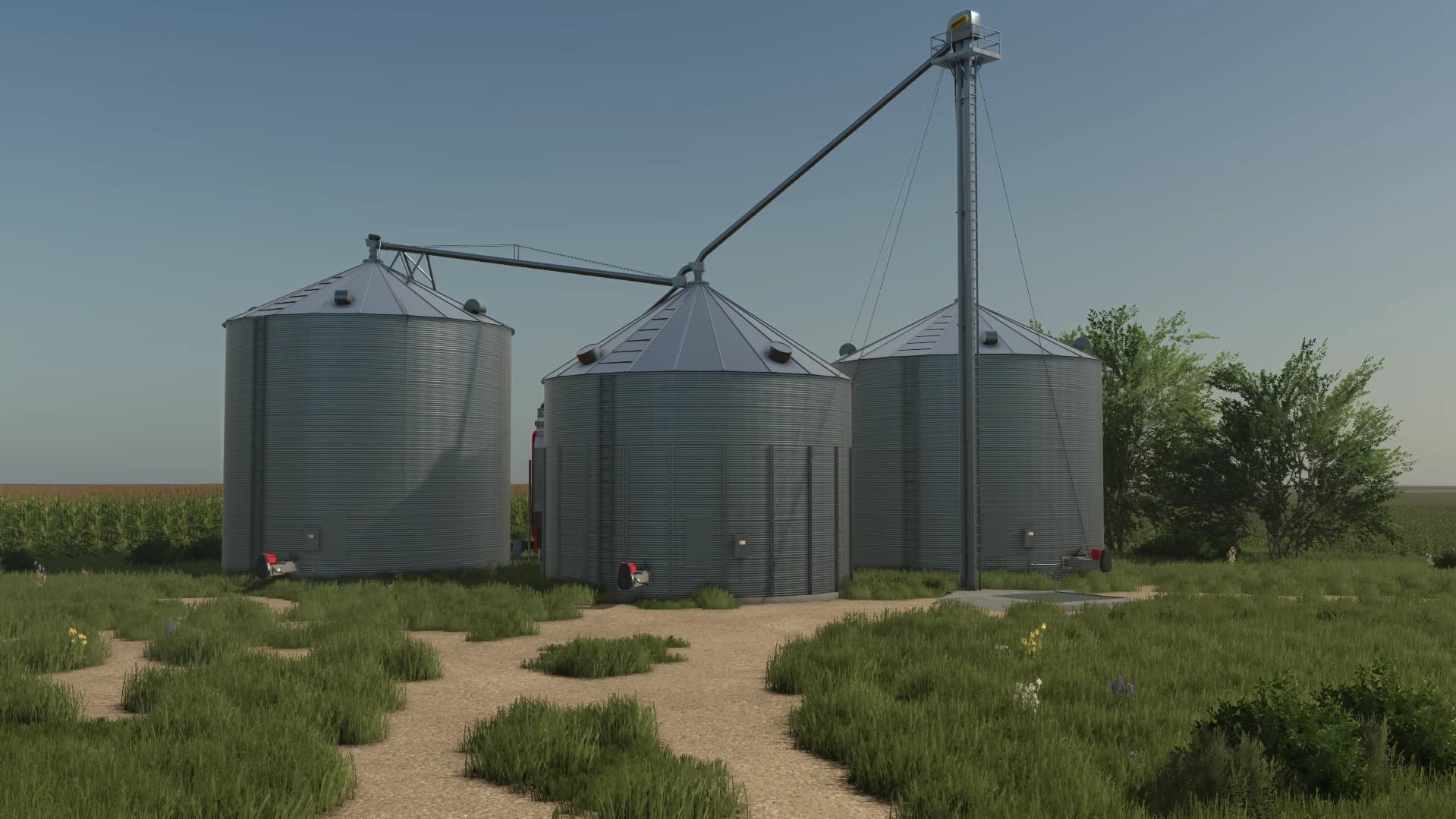Small 3 Bin Binsite With Dryer