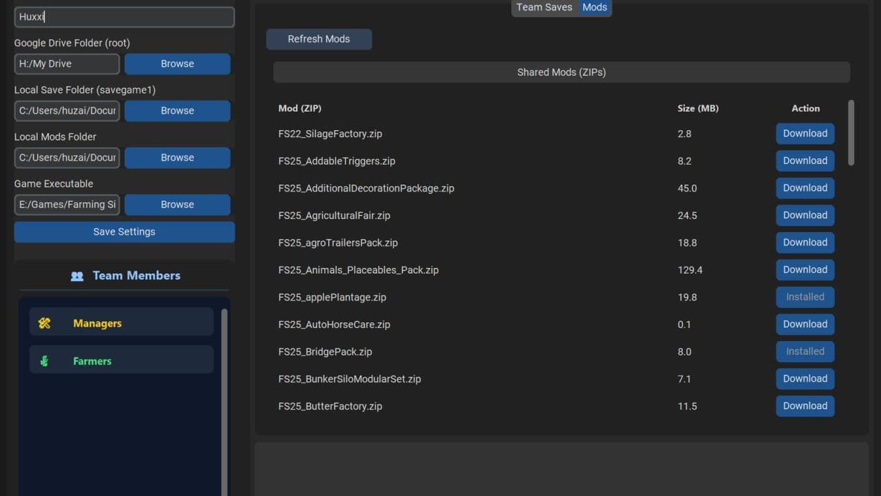 Team Sync Tool