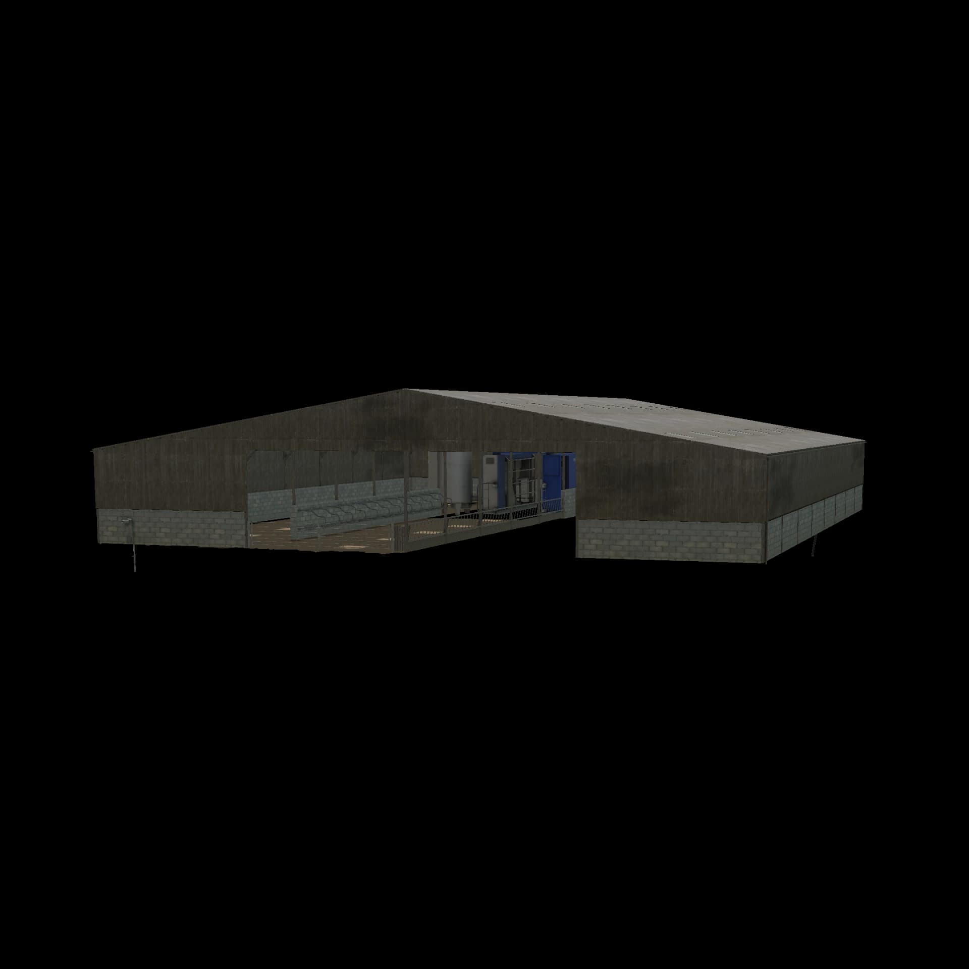 UK Dairy Cow Shed