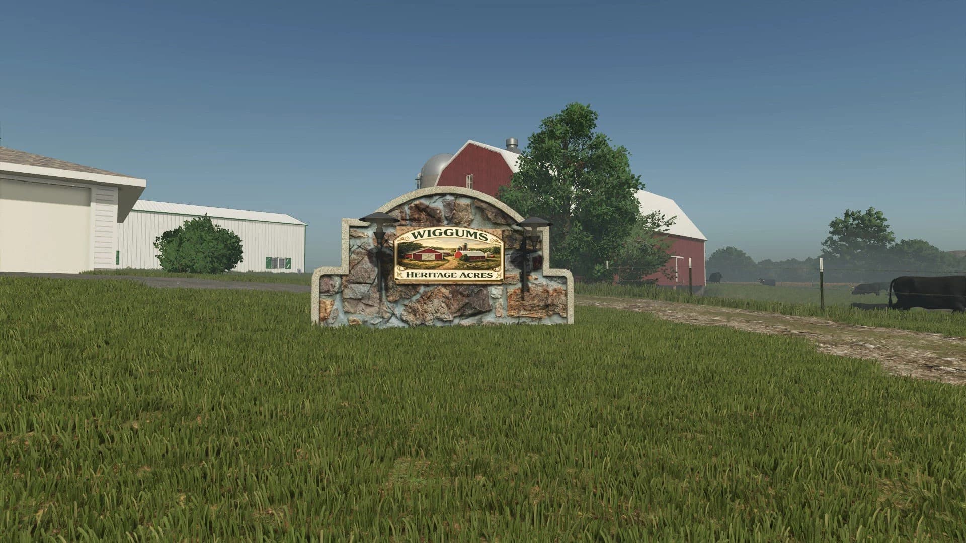 Wiggums Heritage Acres Farm Sign
