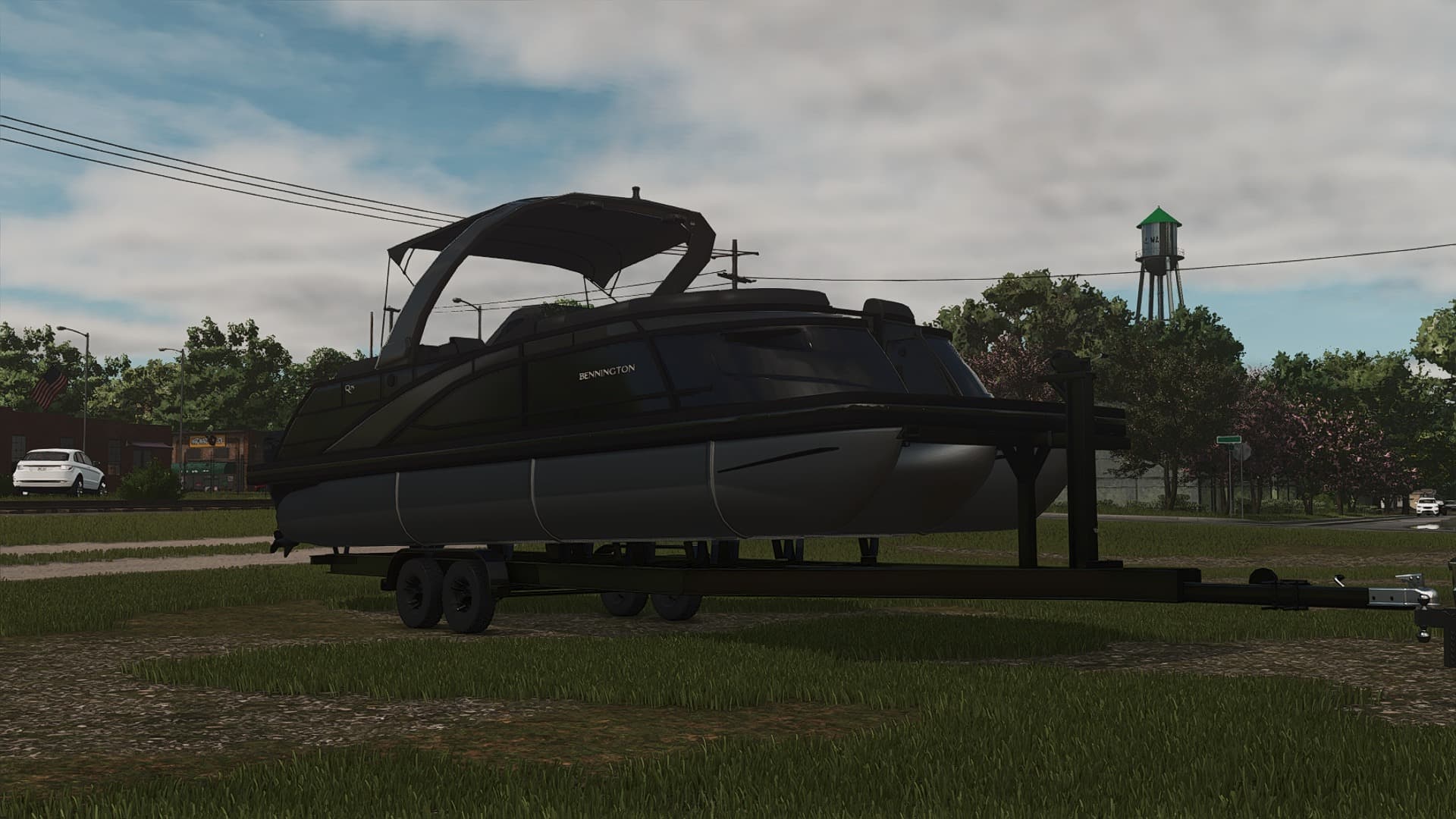 2025 Bennington Q Line Pontoon Boat And Trailer