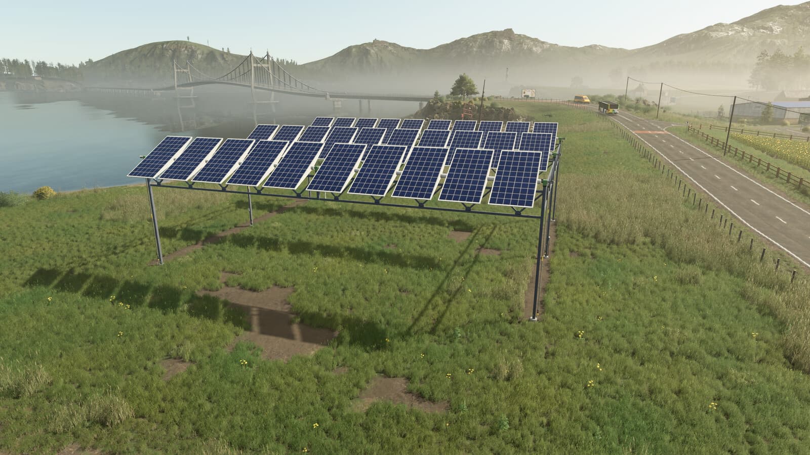 Elevated Solar Panel