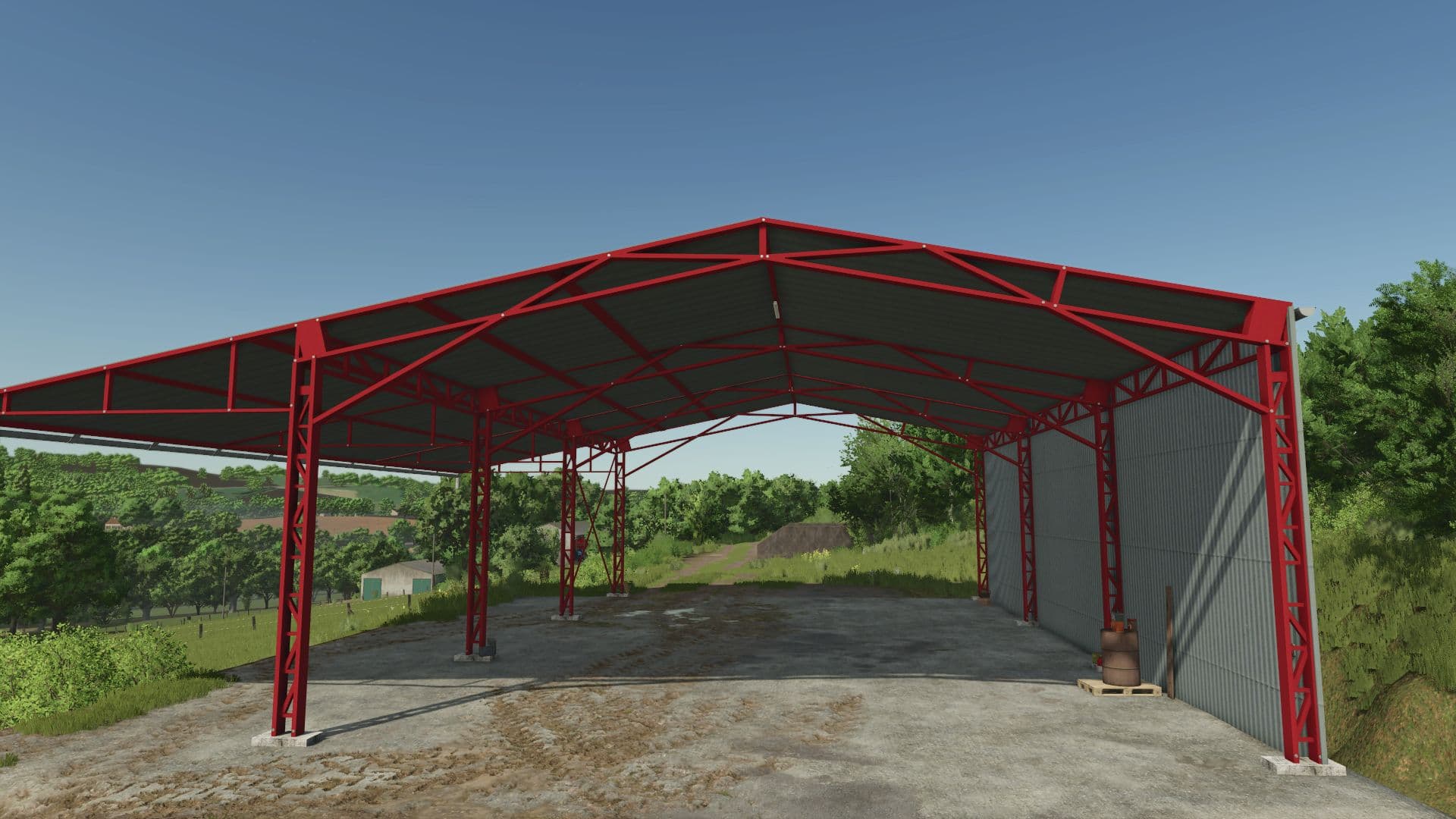 French Metal Shed