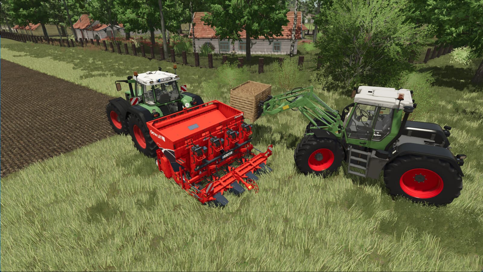 Grimme Receiving Hopper With Automatic Pallet Stacking
