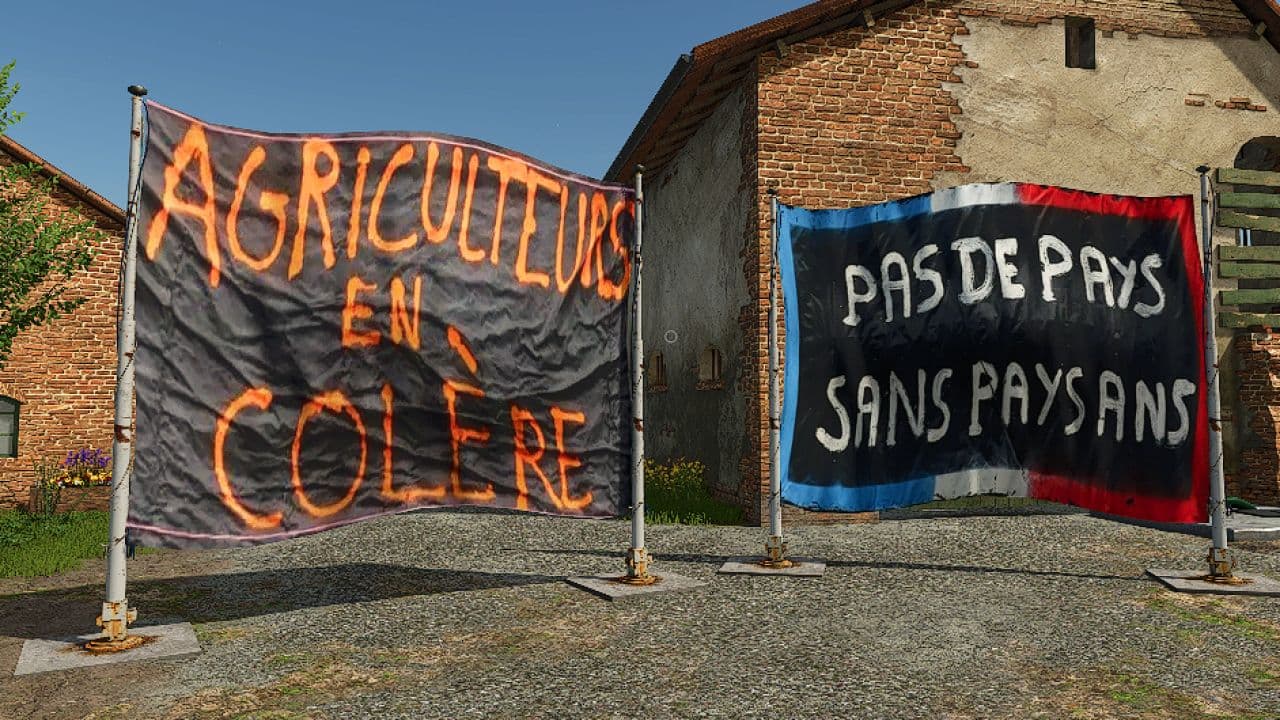 Placeable flag No. 2 agricultural event