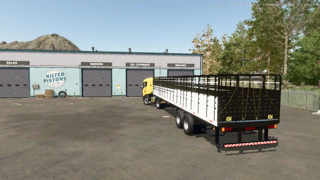 2-Axle Cattle Trailer