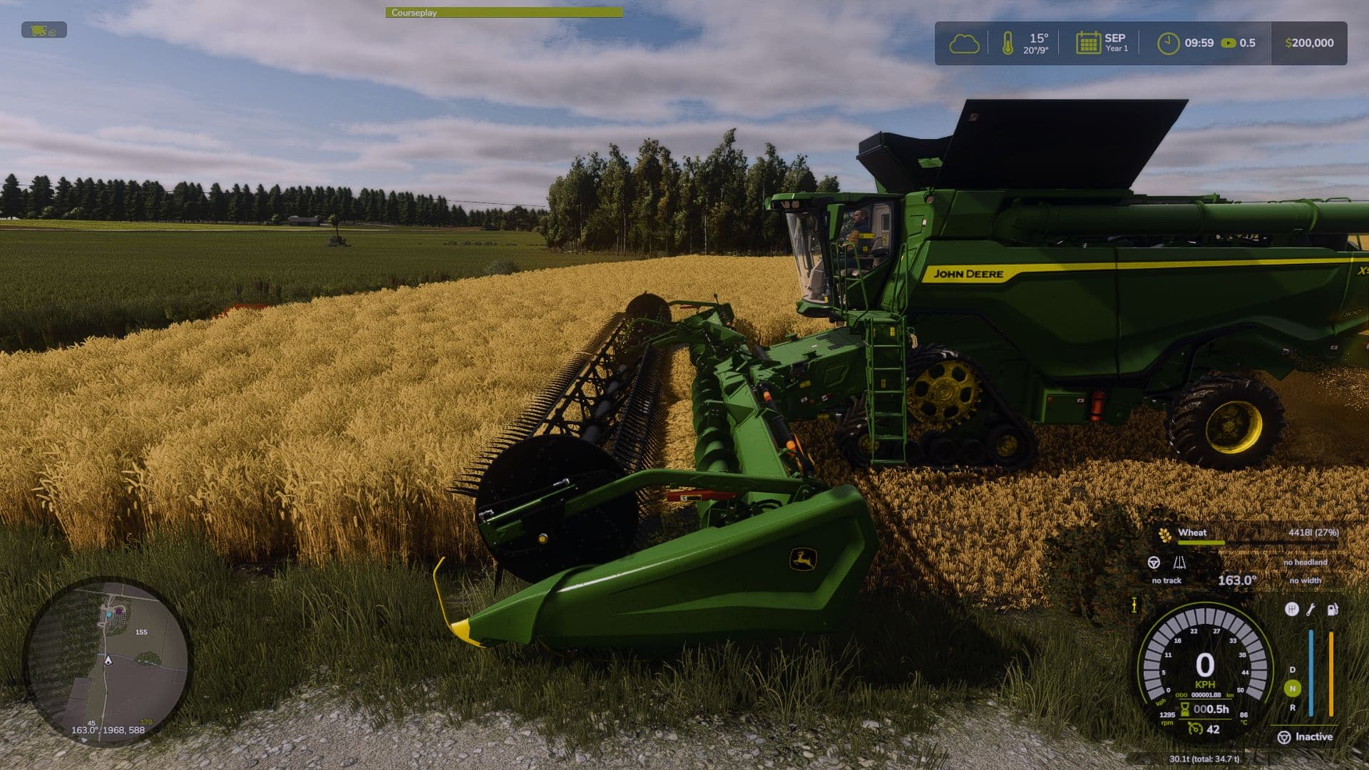 Additional cameras for John Deere X9 Series