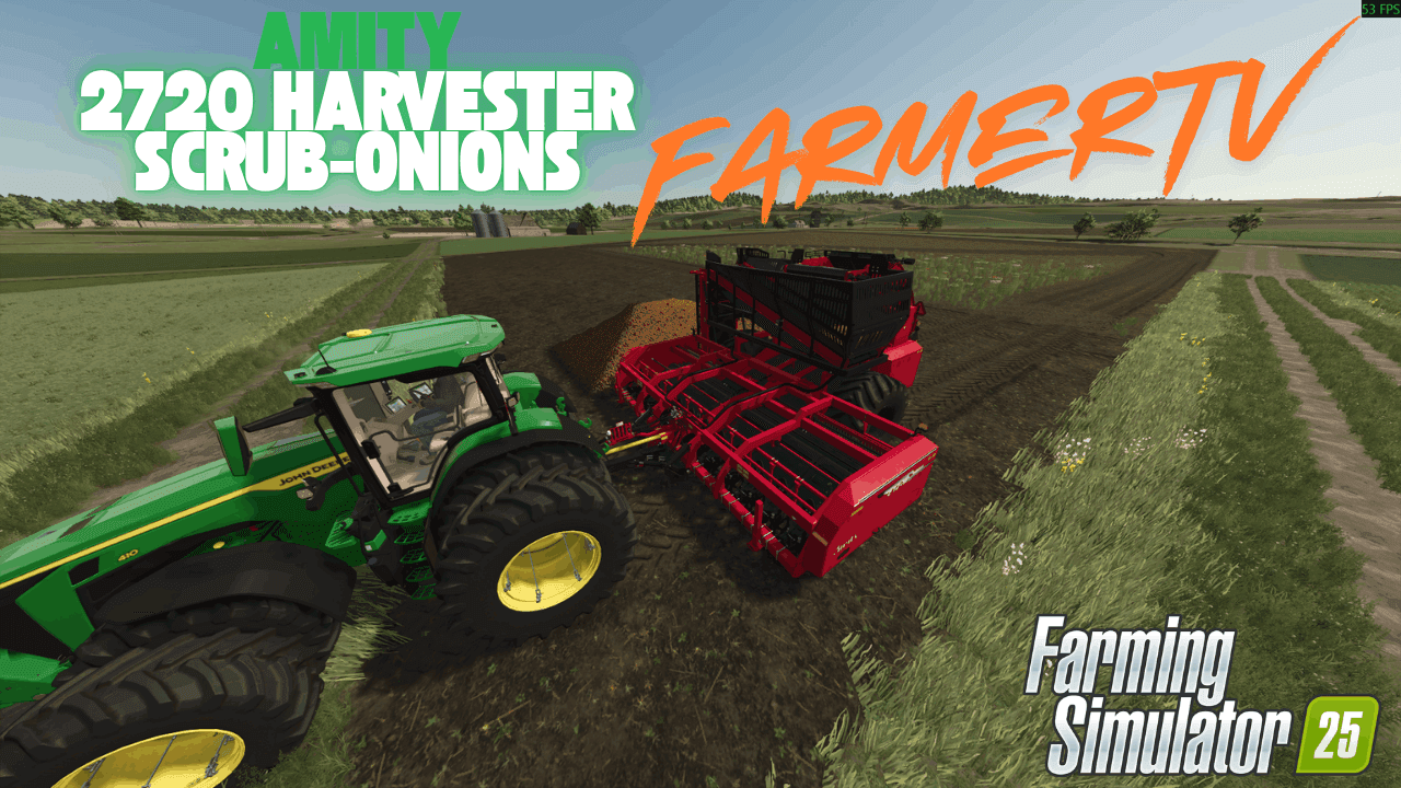 Amity 2720 Harvester Scrub-onions ready