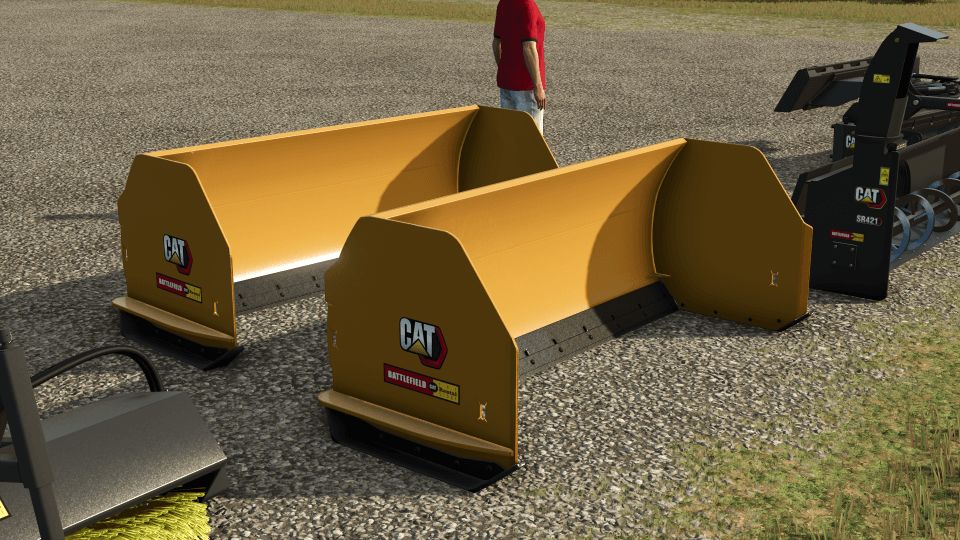 Cat Skid Steer PLow