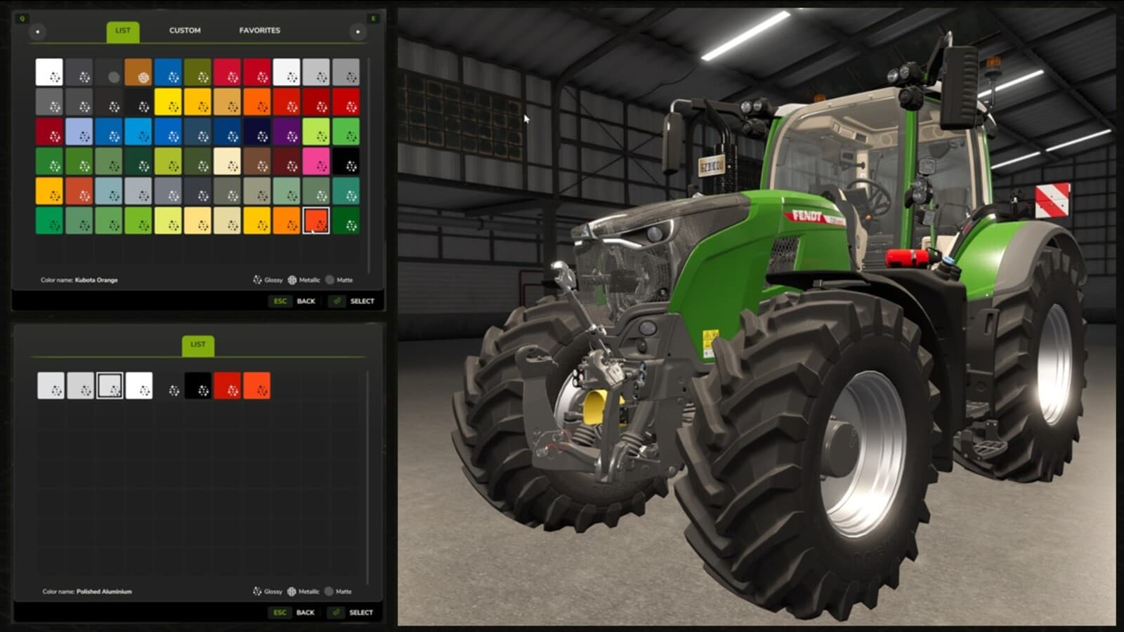 Enhanced Color Selection