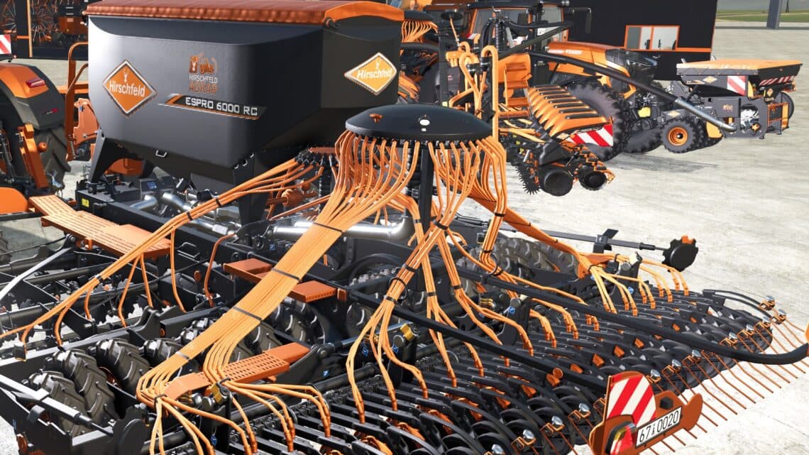 Hirschfeld Kuhn Sämaschinen Pack + Fronttank V1.0.0.1