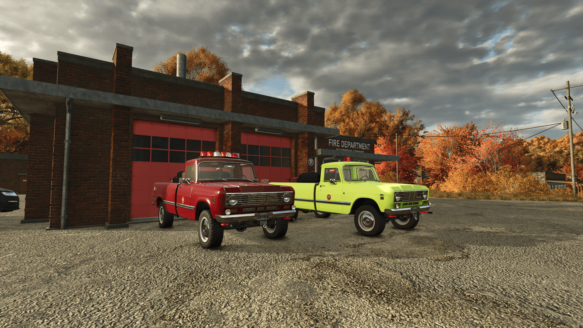 International 200 Series Brush Truck