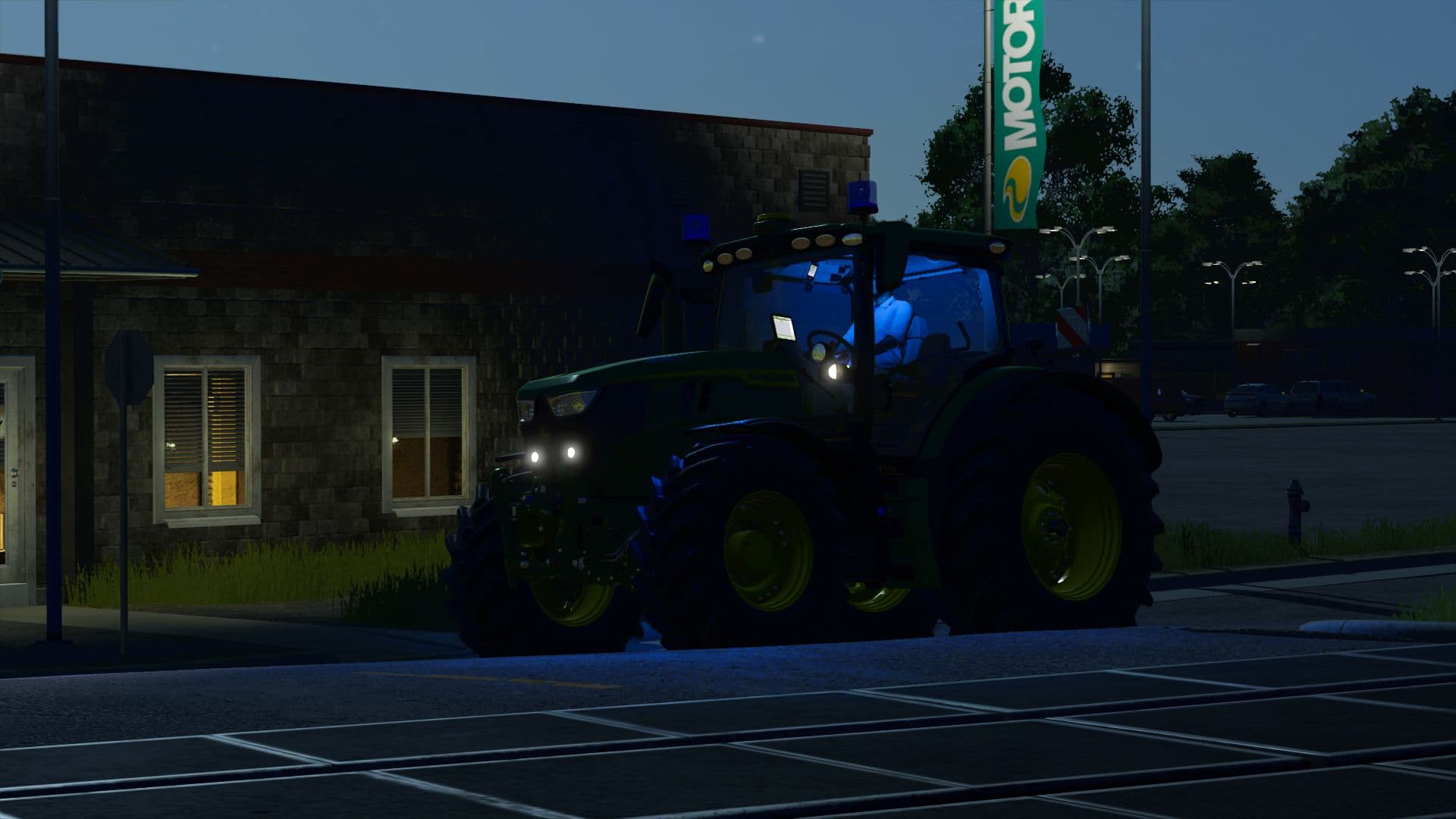 John Deere 6R fire department style