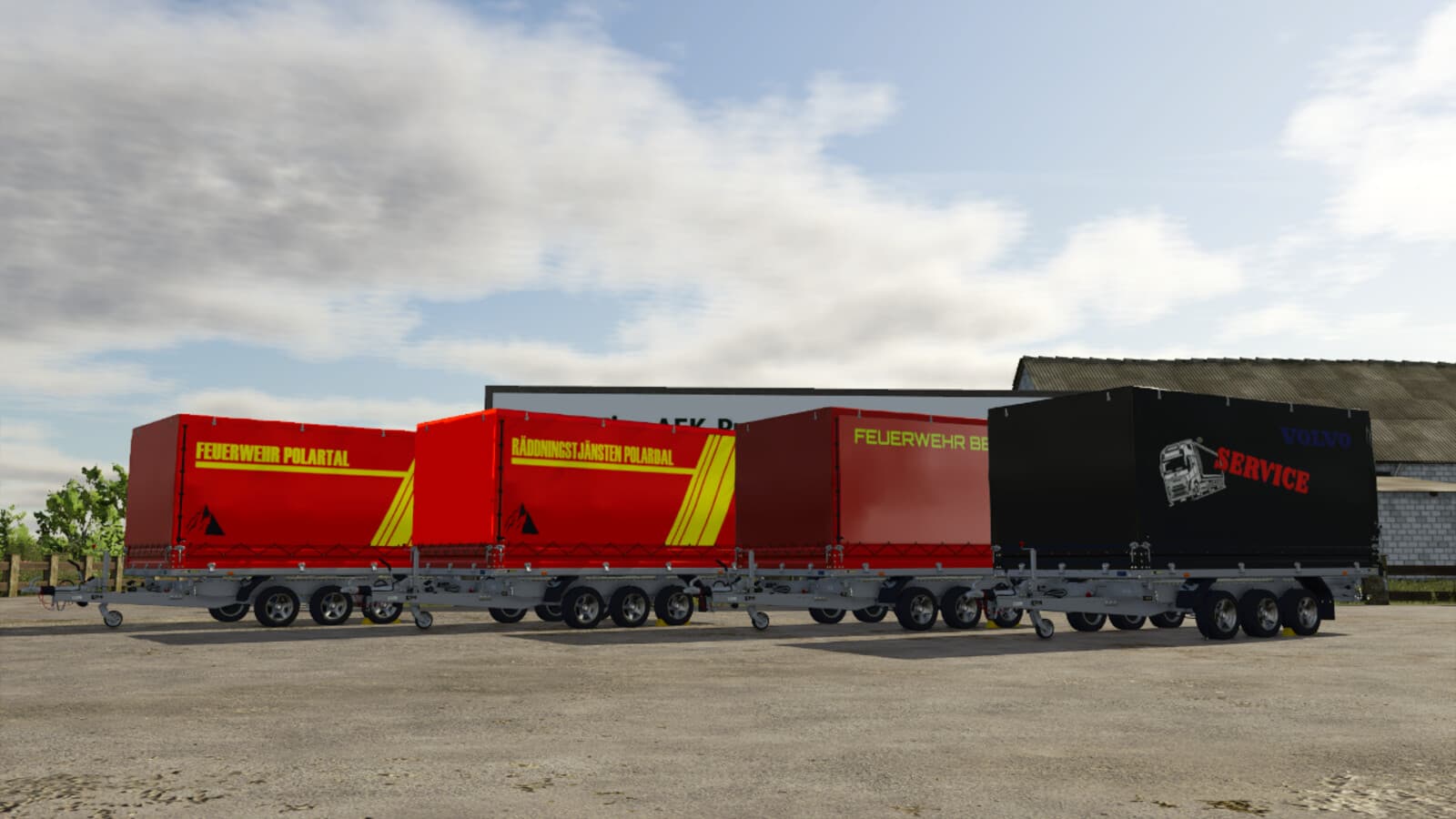 Multifunctional Firefighter Trailer