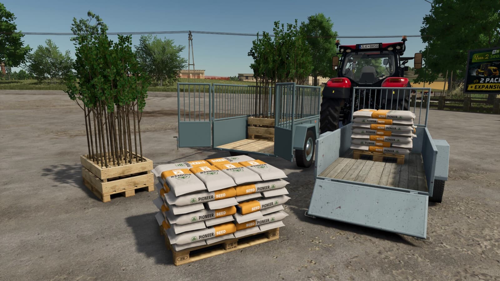 One Axle Trailer
