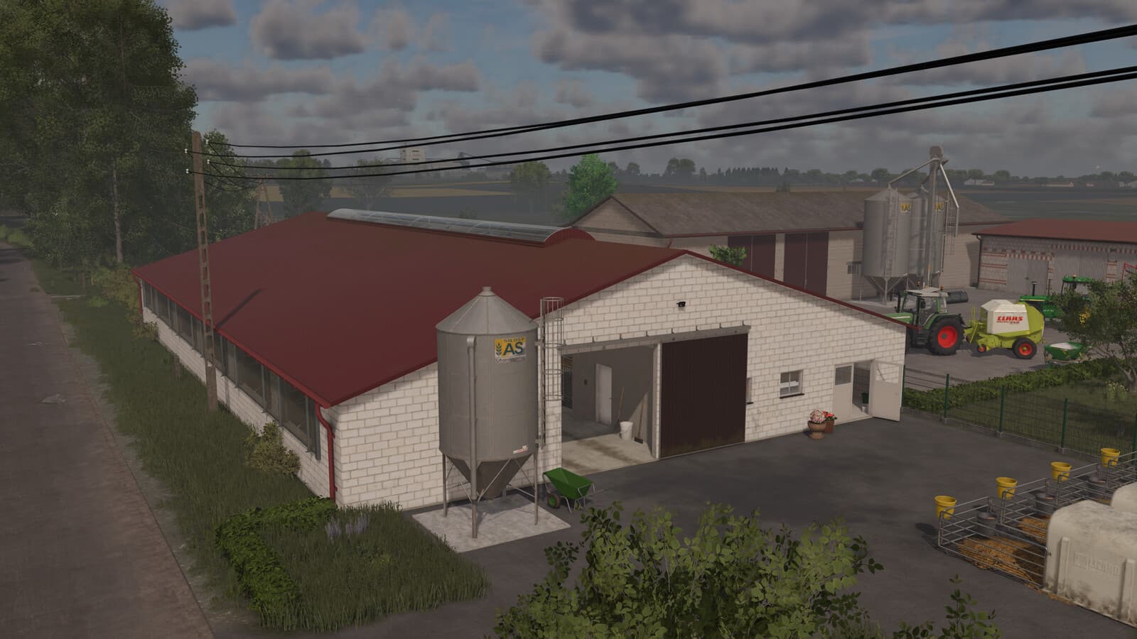 Red Roof Cow Barn