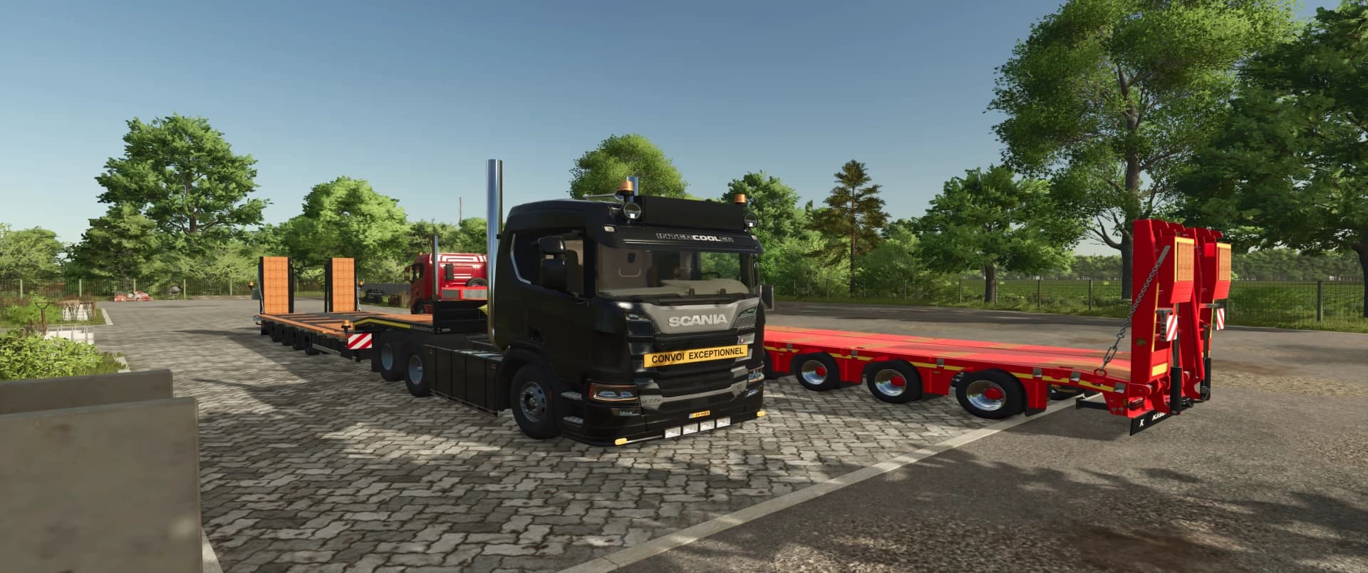 Scania r and s and kasbohrer loader