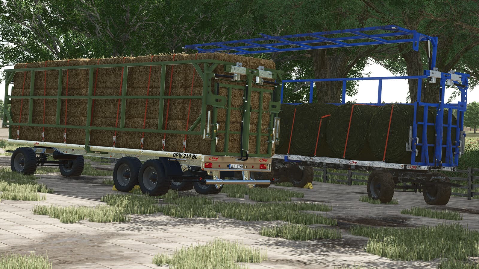 HTS 50.04-2 Large Volume Trailer And HTS 50.04 High-Pressure Baletrailer