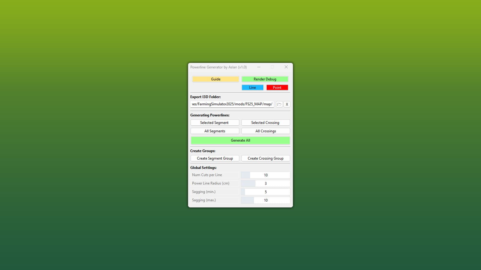 GE10 Script - Powerline Generator (Prefab*)