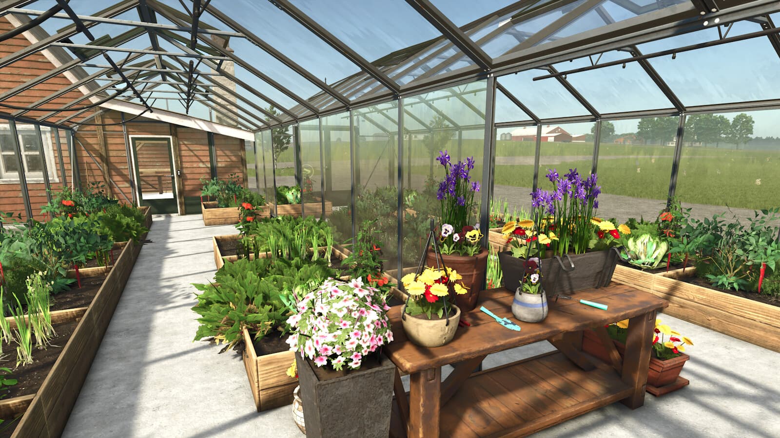 Greenhouse With Canned Packaged Foods Production