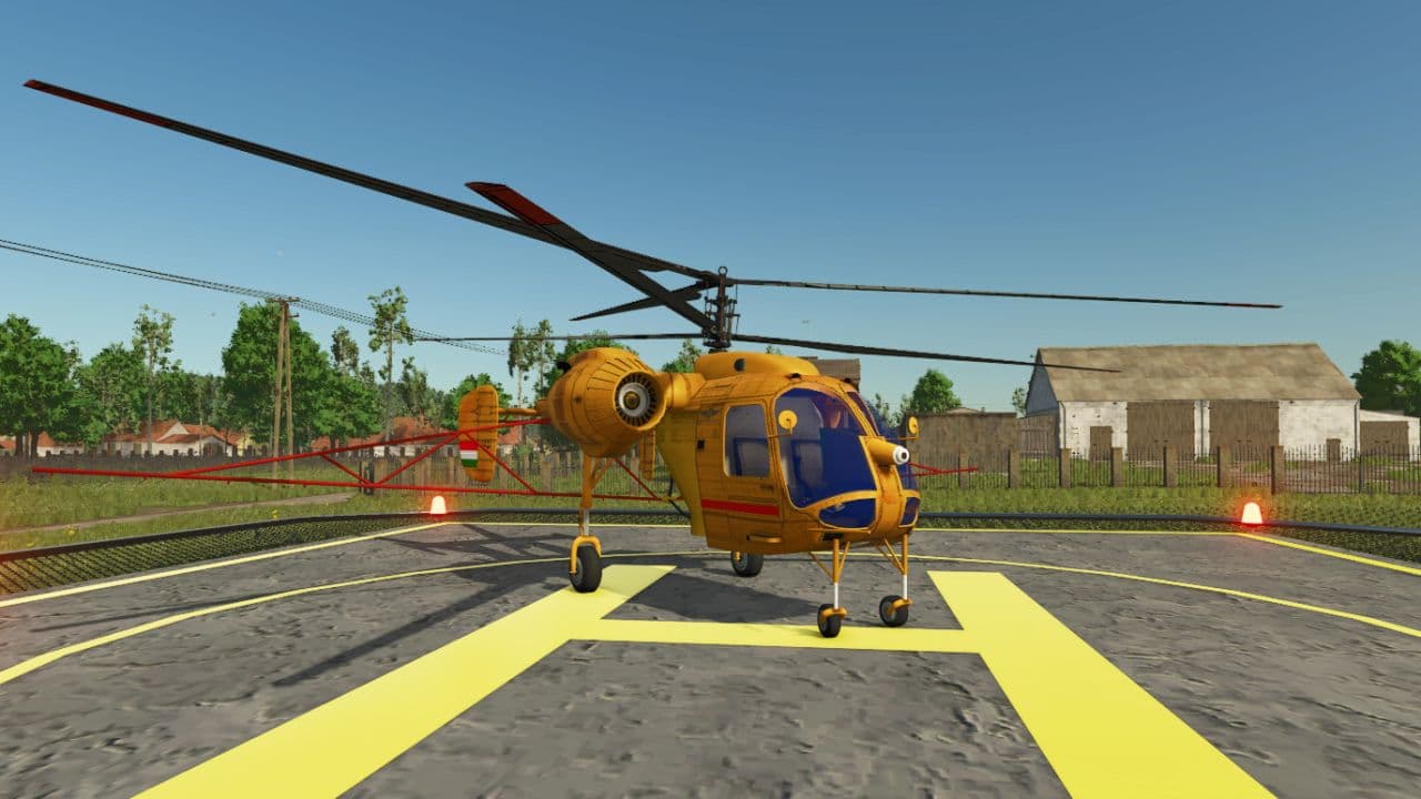 Helicopter KA26 Fertilizer Sprayer