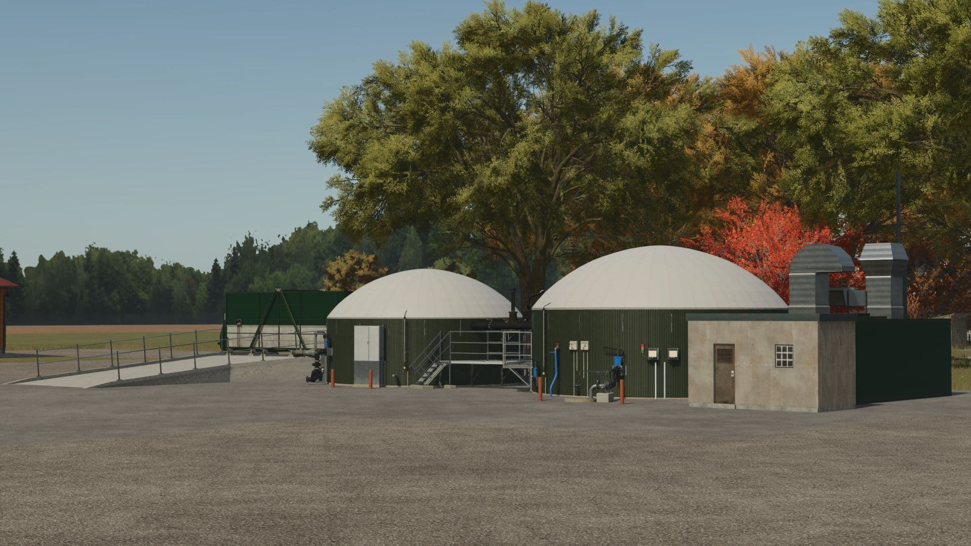 Highly efficient biogas plant with 99kW output