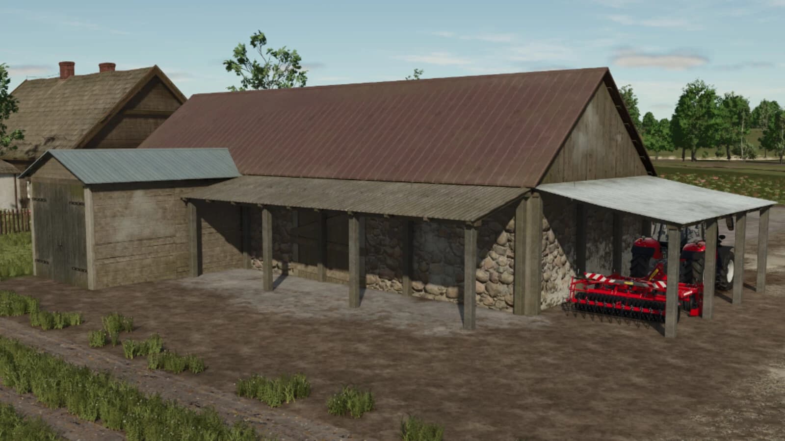 Old Farm Building Set