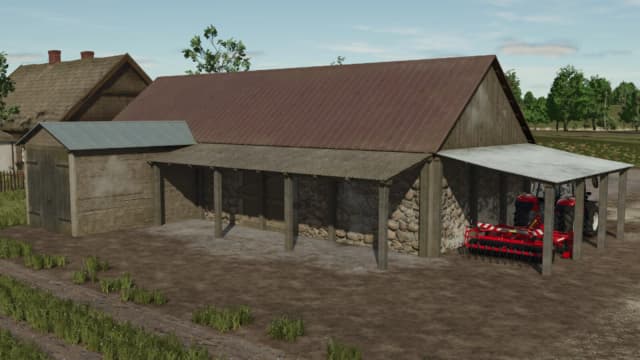 Old Farm Building Set
