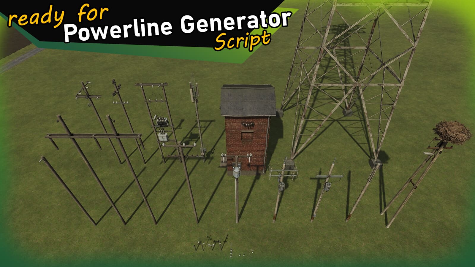 PowerPole Set (Prefab*)