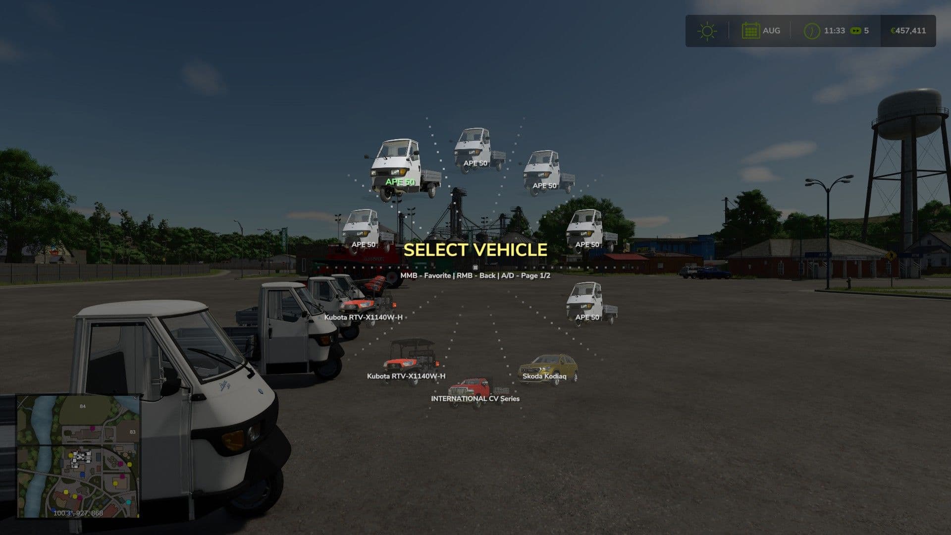 Radial Vehicle Switcher