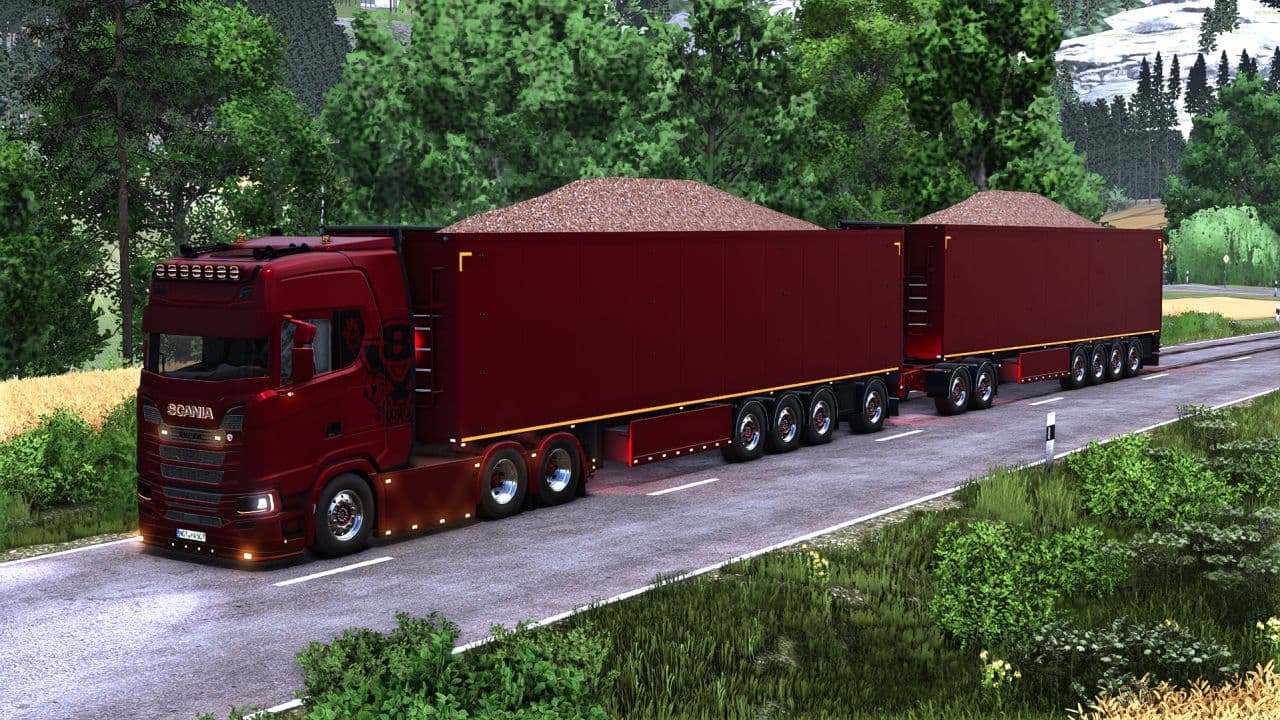 STAS Walking floor trailer